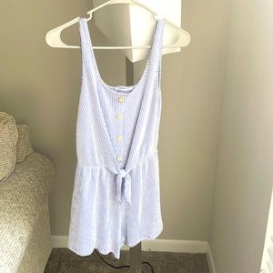 Striped romper